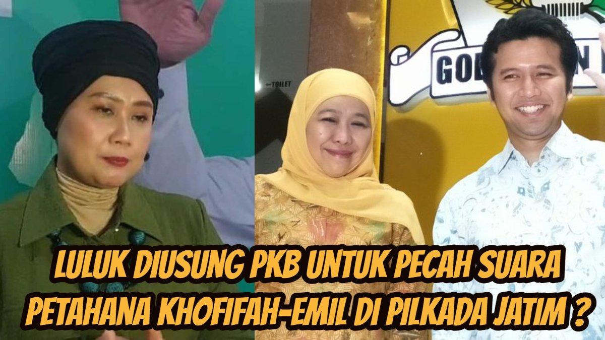 Dianggap usung Luluk Nur Hamidah hanya untuk memecah suara petahana Khofifah Indar Parawansa-Emil Dardak di Pilkada Jatim 2024, Ini tanggapan PKB.