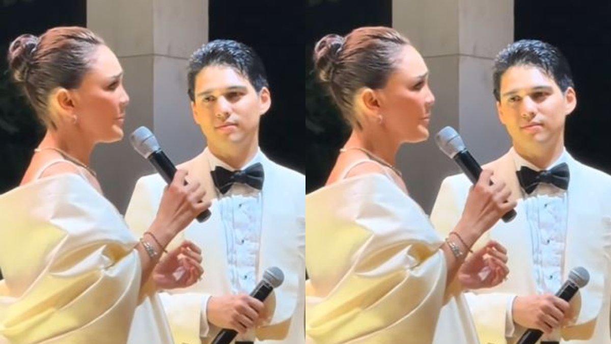 PERNIKAHAN LUNA MAYA - Luna Maya menangis dan ucapkan terima kasih pada Maxime Bouttier karena sudah bertahan dan akhirnya menikahinya.