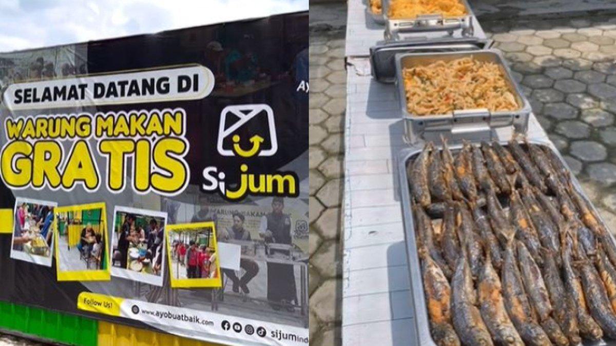 MAKAN GRATIS KLATEN - Inilah Warung Makan Gratis Si Jum di Klaten Jawa Tengah.
