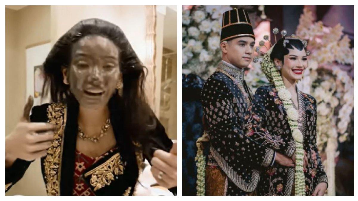 MALAM PERTAMA AL AlYSSA - Kocaknya aksi Alyssa Daguise setelah ngunduh mantu, wajah cemong saat bersihkan make up, bahas soal malam pertama.