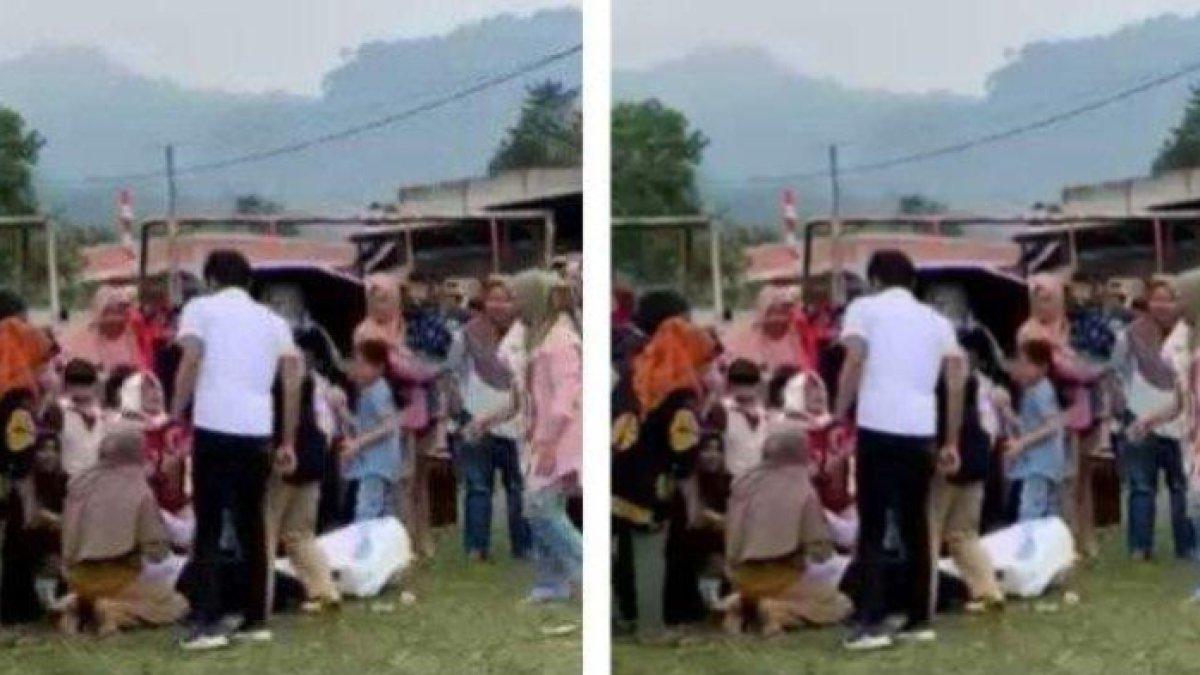 MIRIS! IRT di Jambi tewas usai ikut lomba balap karung