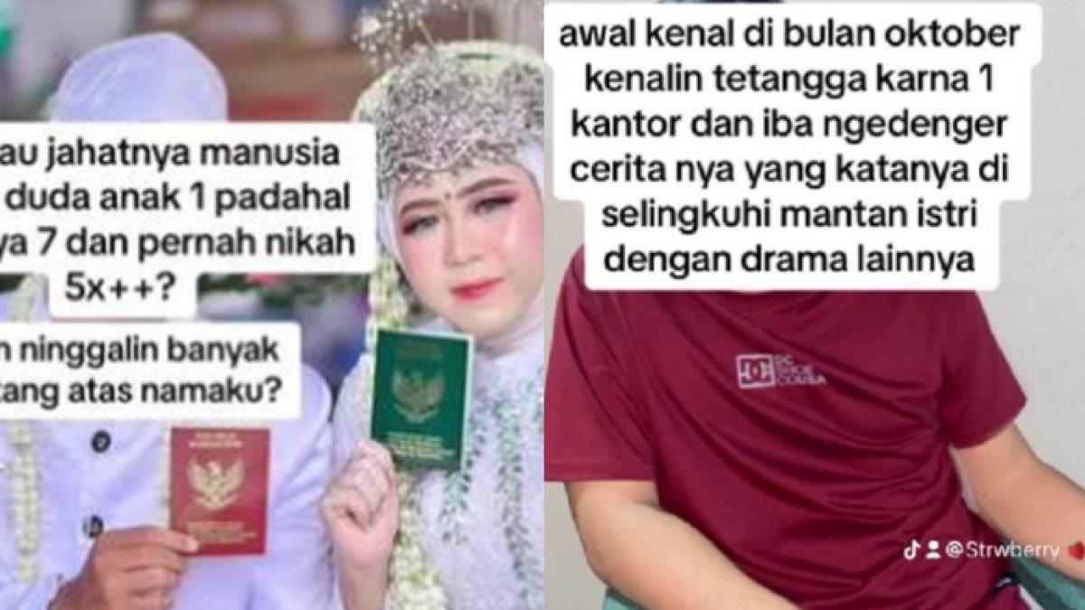MIRIS wanita dibohonbgi suami duda punya anak 7 dan 5 mantan istri