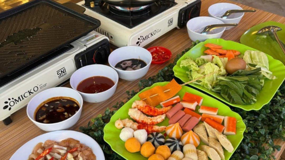 SPOT NGEGRILL KEKINIAN: Paket B 80k bisa di makan untuk 3 orang atau lebih