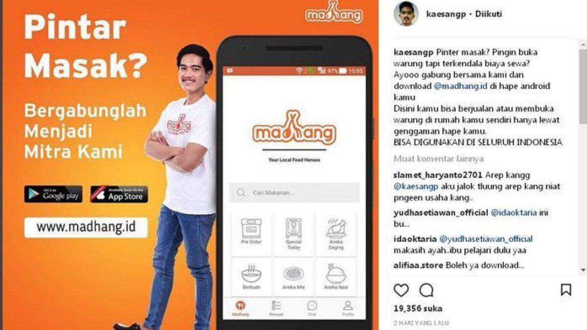 Madhang, pabrik cuan milik Kaesang Pangarep yang bangkrut