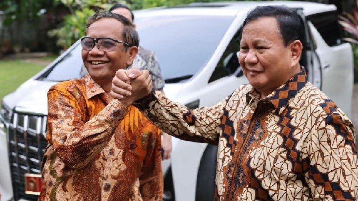 Mahfud MD dan Prabowo