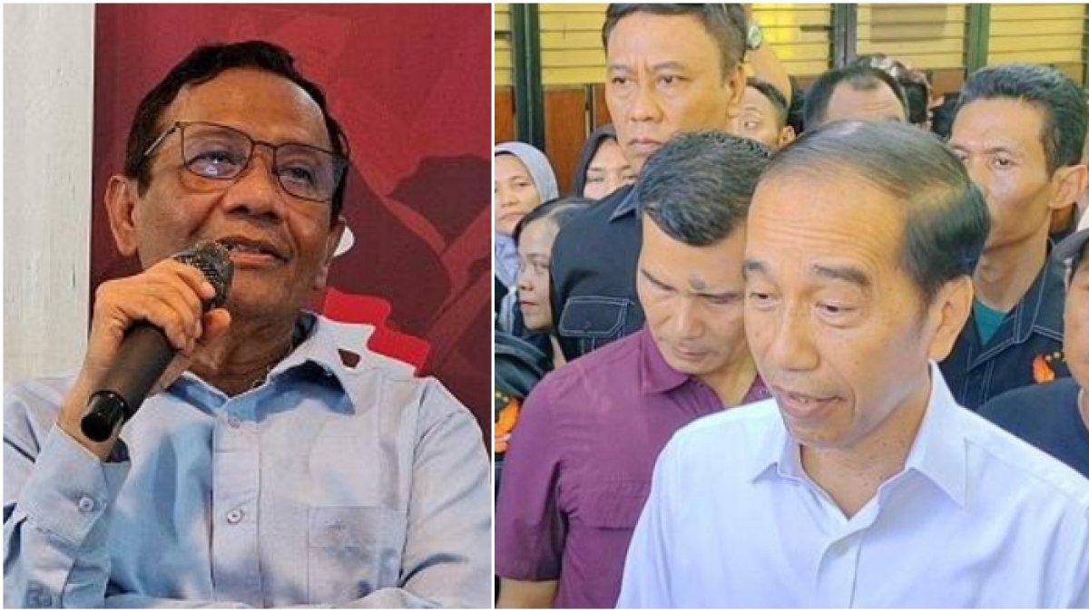 IJAZAH PALSU JOKOWI - Sekelompok massa mendatangi kediaman Presiden ke-7 RI Joko Widodo di Sumber, Banjarsari, Solo, Rabu (16/4/2025) untuk minta ijazah asli. Mahfud MD yang juga merupakan alumni UGM menilai pihak kampus tak perlu terlibat dalam polemik ijazah palsu yang dituduhkan kepada Jokowi.