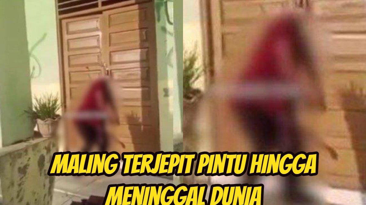 Maling terjepit pintu, kehabisan oksigen hingga meninggal dunia