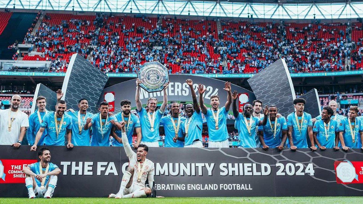 Manchester City menang Community Shield