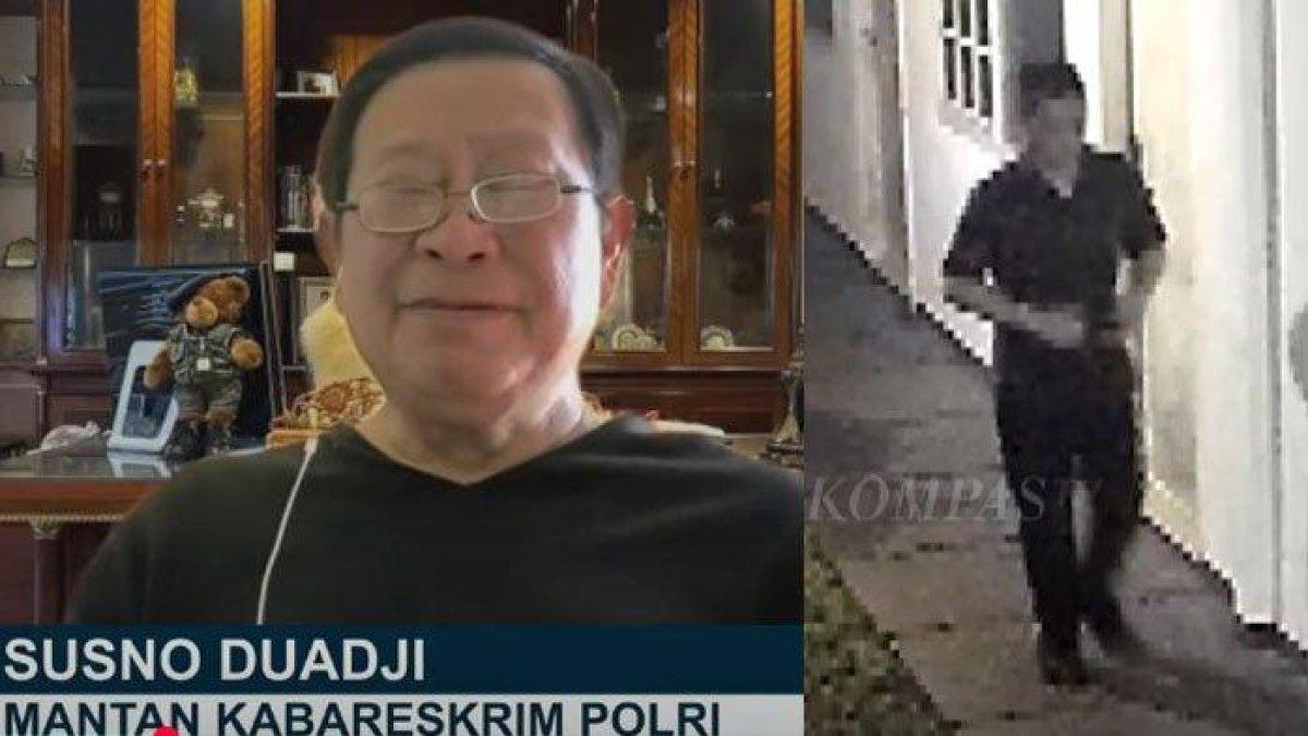 DIPLOMAT MUDA TEWAS: Mantan Kabareskrim Susno Duadji turut mengurai analisa terkait sebab kematian diplomat muda Arya Daru Pangayunan pada Selasa (8/7/2025). Susno menyoroti momen Daru buang sampah setelah tiba di kosan pada Senin (7/7/2025).