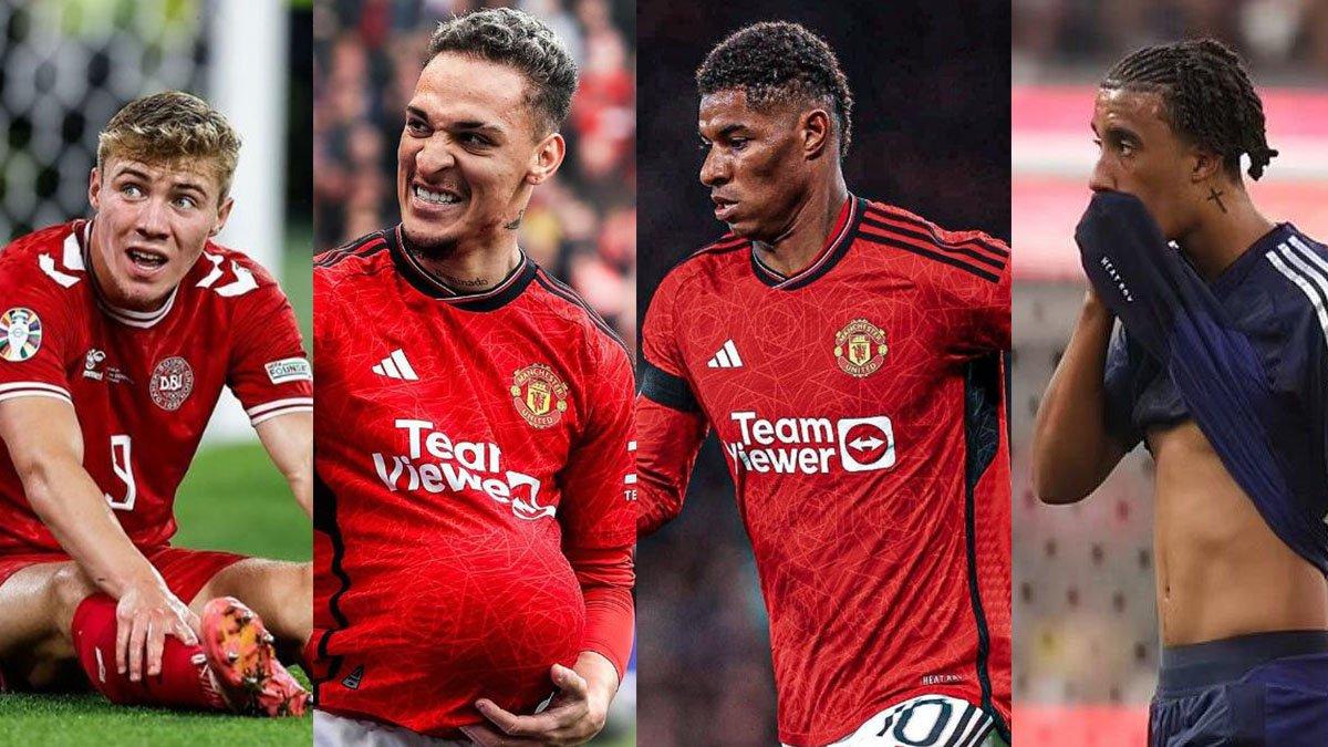 Badai cedera melanda Manchester United: ada Marcus Rashford, Antony, Leny Yoro, hingga Rasmus Hojlund.