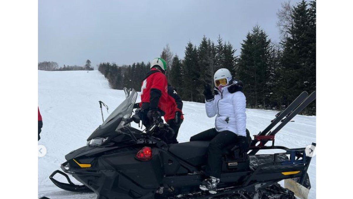 Marisa kecelakaan saat bermain jetski