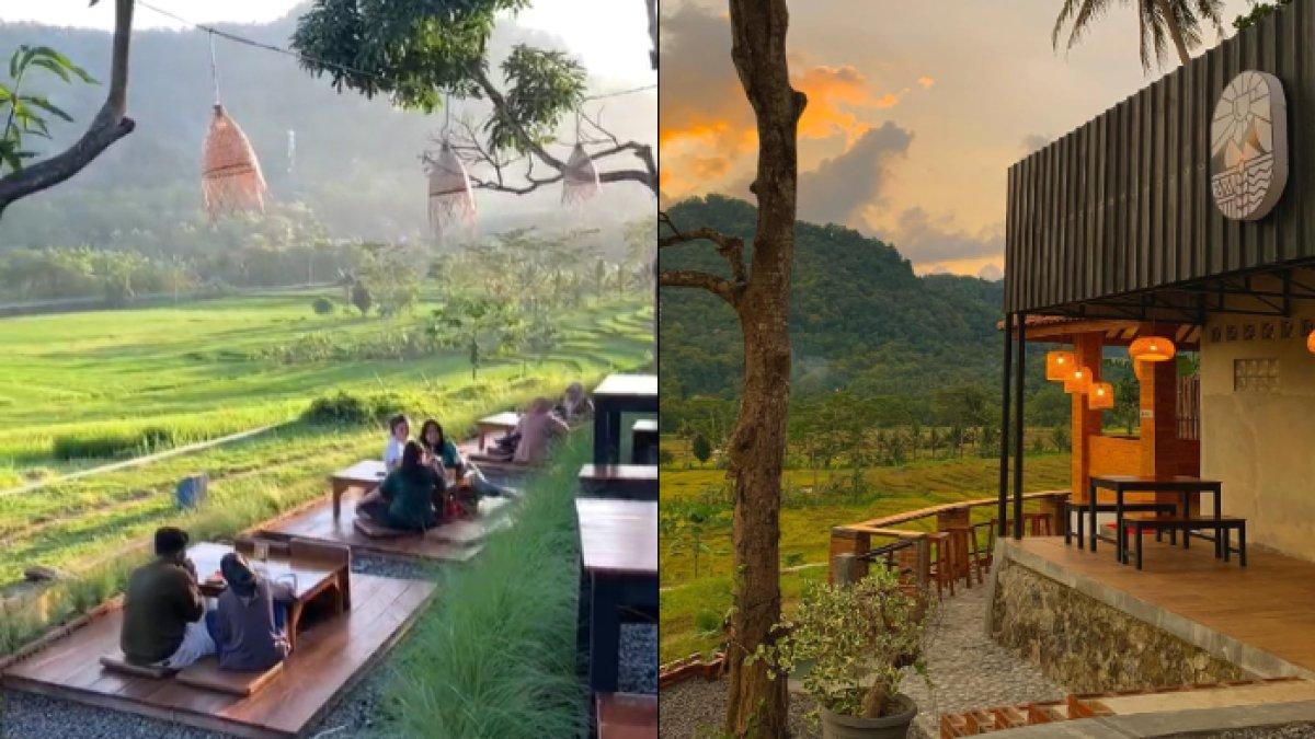 WISATA KULINER - Potret Marron Cafe diambil dari Instagram pada Selasa (3/6/2025). Marron Cafe berada di Kabupaten Kulon Progo, Daerah Istimewa Yogyakarta.