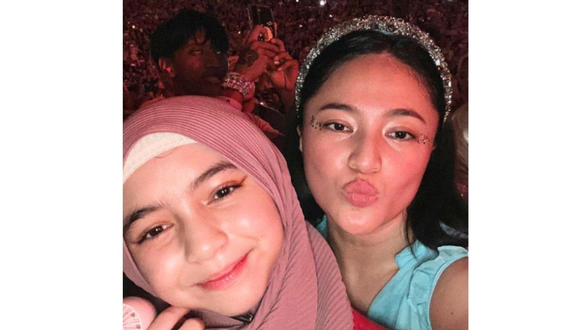 Marshanda bersama sang anak