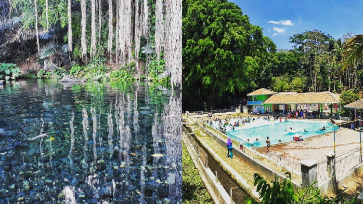 WISATA MENARIK - Potret Mata Air Sirah Cipelang diambil dari Instagram pada Jumat (23/5/2025). Mata Air Sirah Cipelang berada di Sumedang, Jawa Barat.