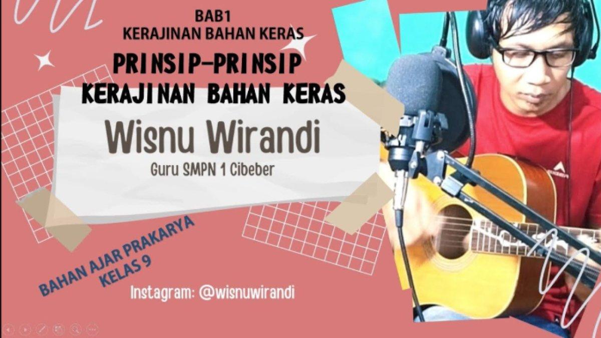 Mata Pelajaran Prakarya Kelas 9 Semester 1 Bab 1 yang di dalamnya terdapat materi tentang Sifat dan Prinsip Kerajinan Bahan Keras.