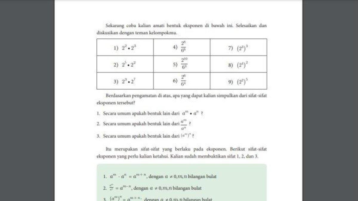 Matematika Kelas 10 Halaman 7 Kurikulum Merdeka.