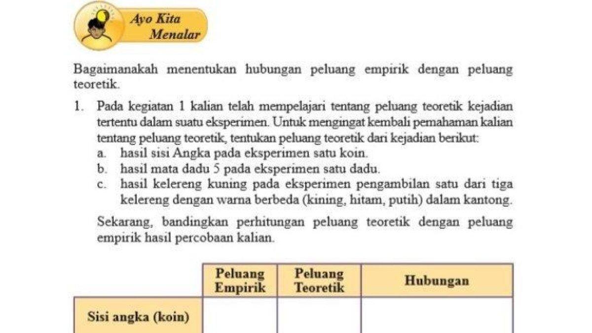 Matematika Semester 2 Kelas 8 Halaman 290 Materi Ayo Kita Menalar