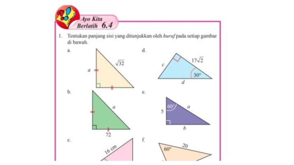 ILUSTRASI KUNCI JAWABAN: Matematika kelas 8 SMP halaman 40 41 42 Kurikulum 2013