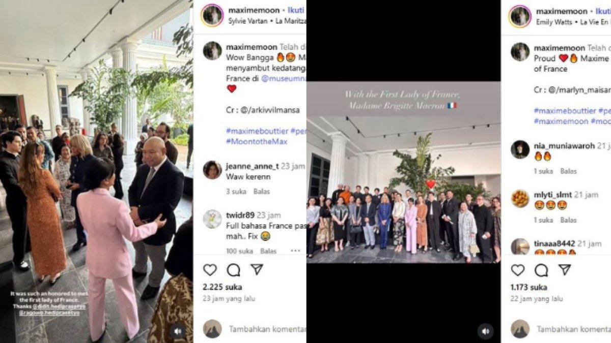 SOSOK MAXIME BOUTTIER - Maxime Bouttier ternyata ikut sambut Presiden Prancis Emmanuel Macron. Ia memang mempunyai darah Prancis dari ayahnya.