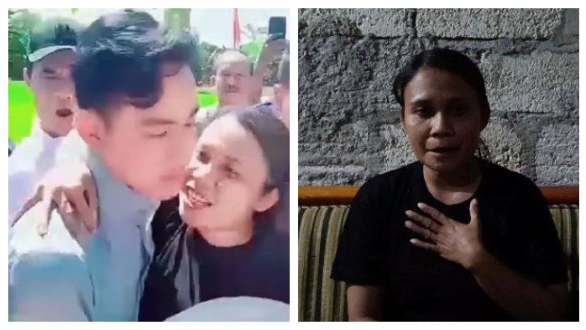 NYARIS MENCIUM GIBRAN - Mega, perempuan di NTT nyaris mencium Wapres Gibran Rakabuming Raka, Rabu (7/5/2025). Ia menyebut, kedatangan Wapres merupakan momen bersejarah di desanya.