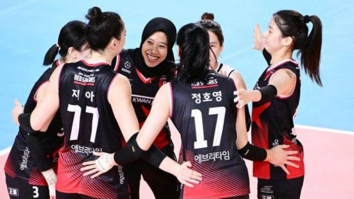 Megawati Hangestri Pertiwi mencetak 22 poin untuk membawa Red Sparks mengalahkan Hyundai Hillstate di laga lanjutan Korean V-League, Minggu (29/10/2023).