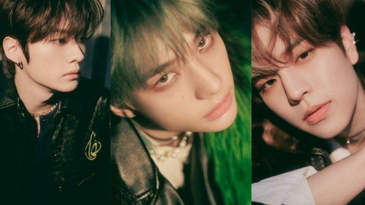 Member Stray Kids: Lee Know, Hyunjin, Seungmin.