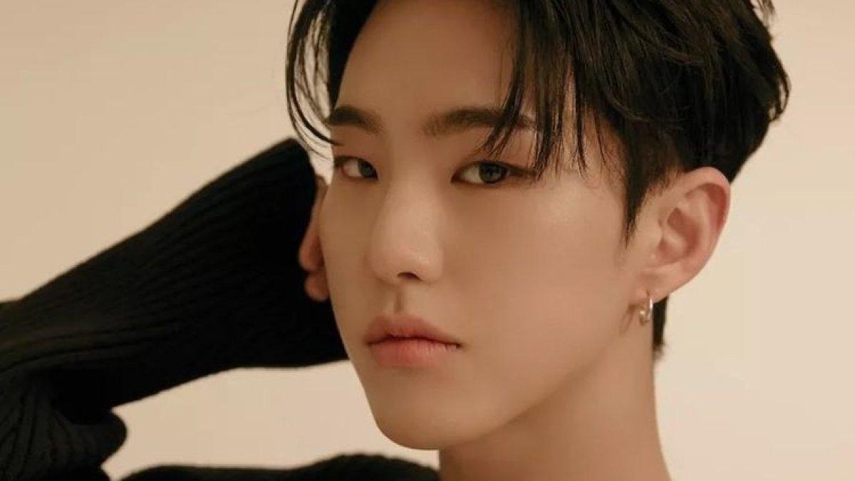 Member boy group SEVENTEEN Hoshi.