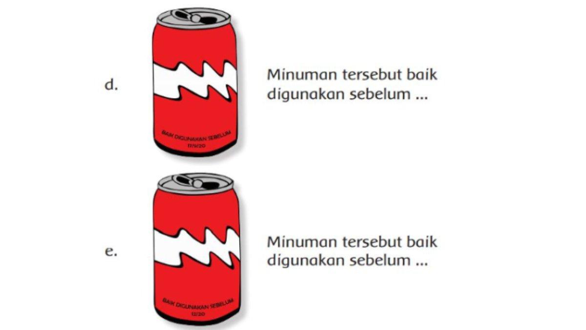 Cobalah berlatih mengamati waktu penggunaan yang ada pada kemasan berikut ini! (3)