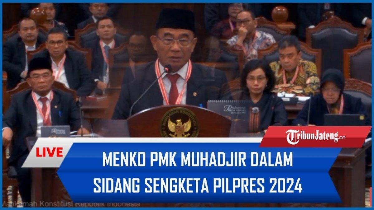 Hadiri pemanggilan Mahkamah Konstitusi di sidang dugaan kecurangan Pilpres 2024, menteri Jokowi bingung ditanya hakim: Pernah dapat tugas aneh-aneh?
