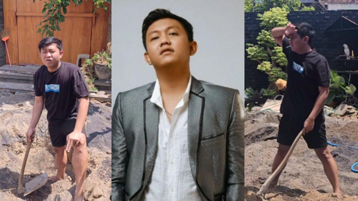 Meski tajir melintir dan punya istri cantik, artis ini tak malu jadi kuli bangunan, sosok pekerja keras
