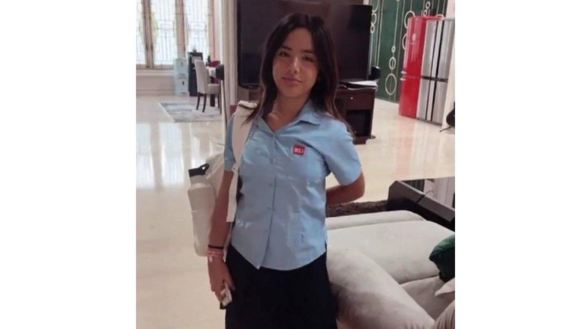 Mikhayla Bakrie kini sudah SMP