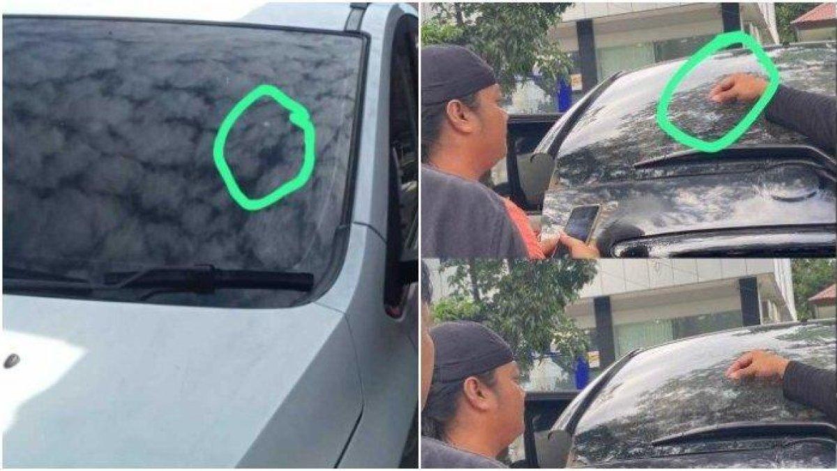 Mobil Ketua DPC PDIP Kota Parepare, Mustafa Andi Mappangara (kiri) dan kader PAN Bantaeng, Jabal (kanan) diduga ditembaki Orang Tak Dikenal (OTK), Sabtu (14/1/2024) malam.