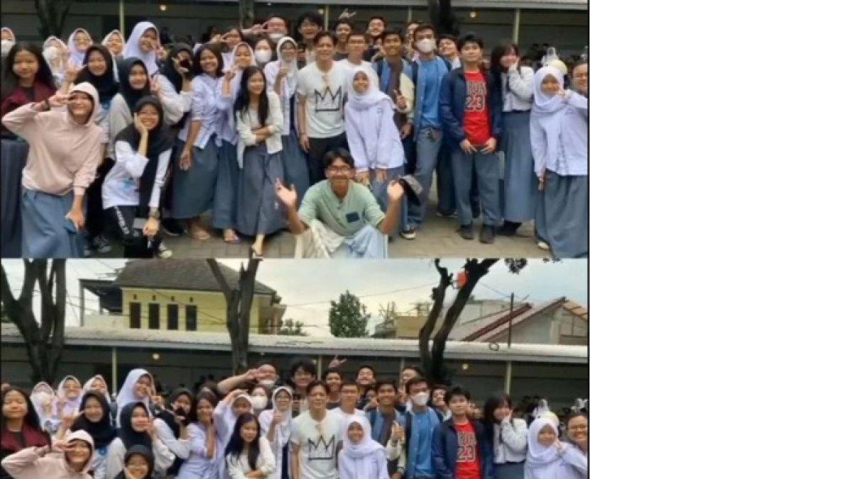 Momen Ariel NOAH reuni dengan teman-teman SMA dan menyambangi SMA-nya, adabnya terhadap para guru jadi sorotan