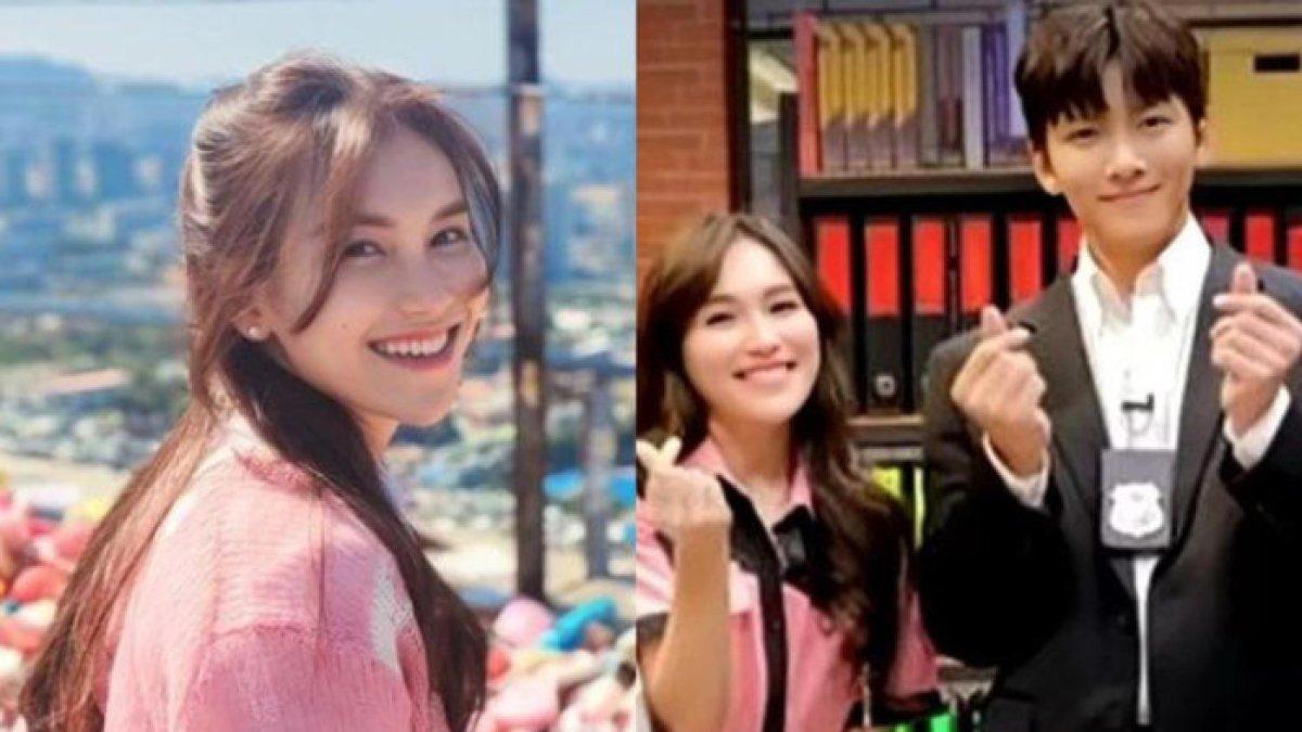 Momen Ayu Ting Ting gandeng tangan dan peluk tubuh Ji Chang Wook
