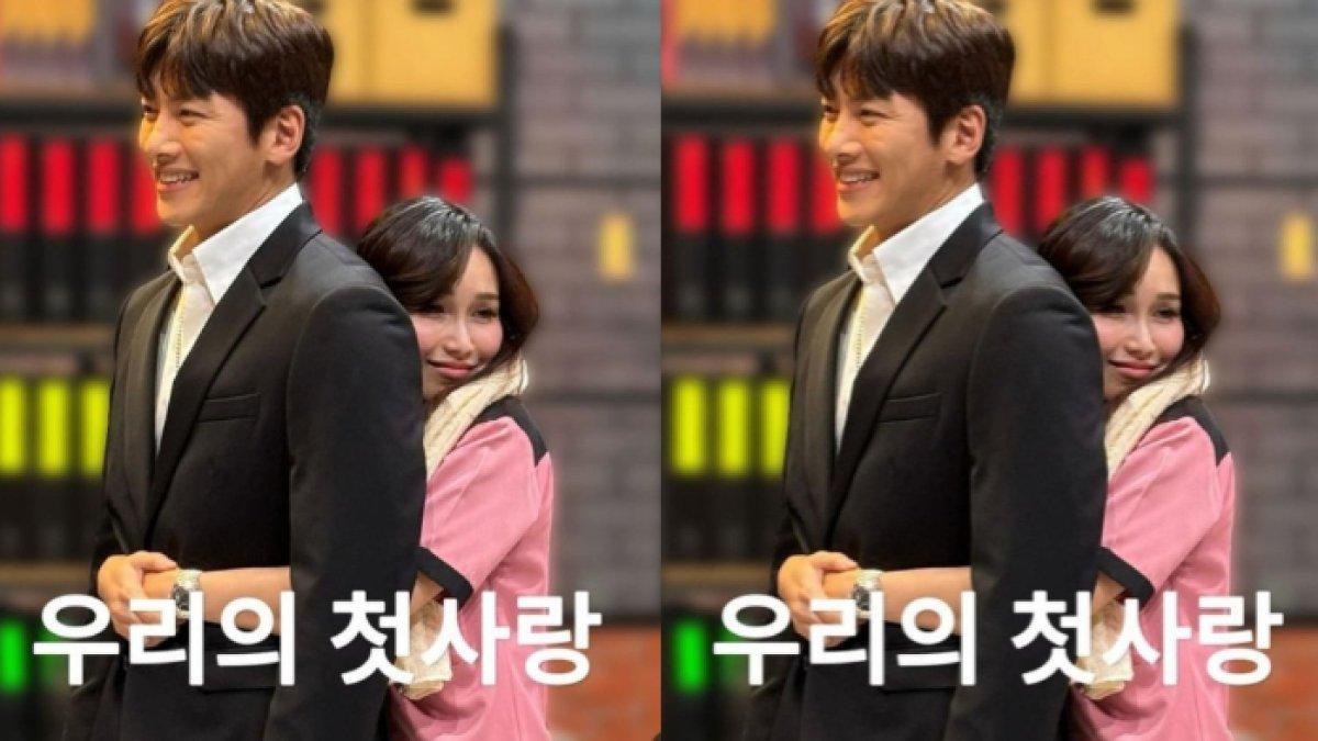 Momen Ayu Ting Ting gandeng tangan dan peluk tubuh Ji Chang Wook
