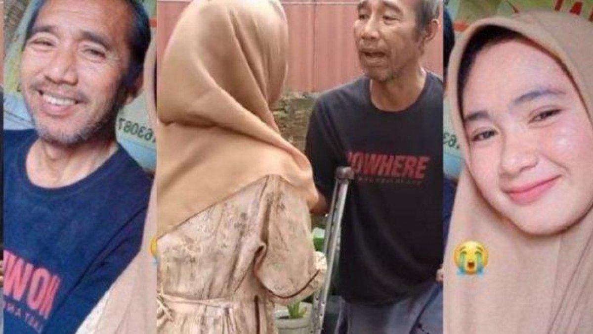 Momen Rahma Adilla bertemu dengan ayahnya setelah 22 tahun terpisah, sudah ditinggal sejak dalam kandungan.