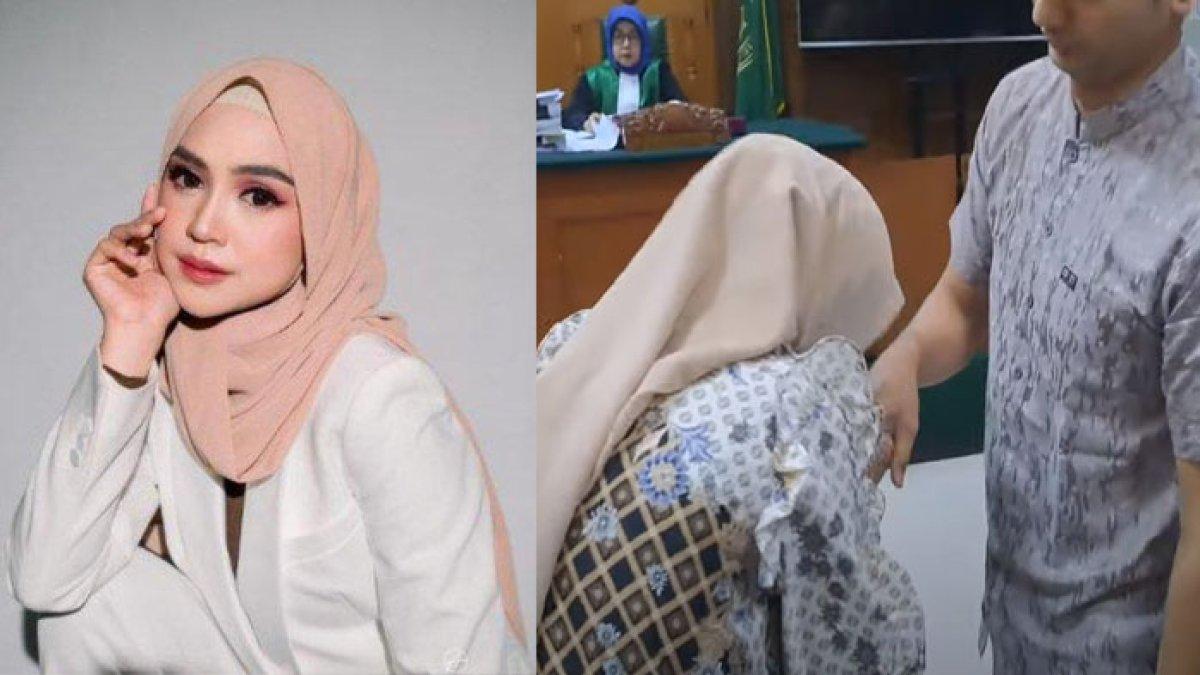 Momen Ria Ricis cium tangan Teuku Ryan di sidang perceraian.