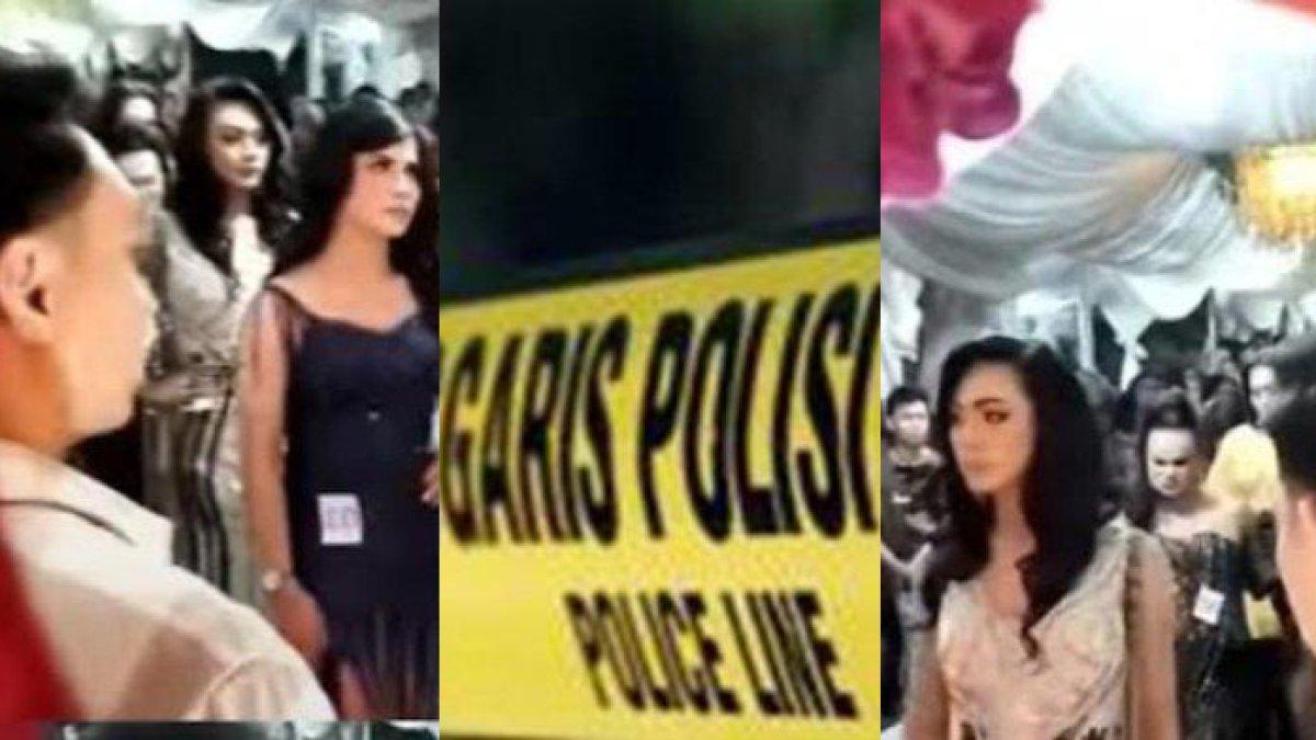 Momen acara syukuran diisi fashion show waria dibubarkan polisi, dicap menyimpang dari norma