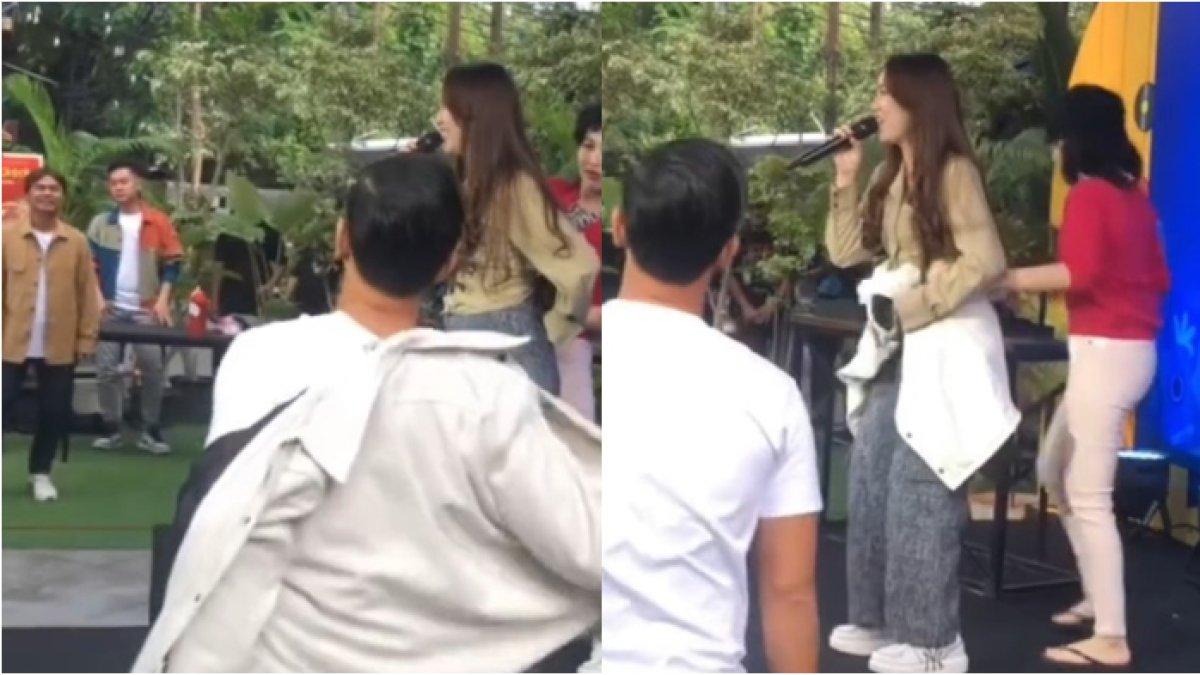 Momen celana Happy Asmara sobek saat manggung, Ayu Ting Ting dan Surya Insomnia langsung peka & menolongnya