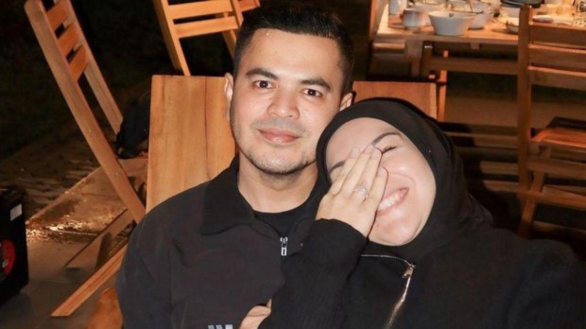 Momen kemesraan Irish Bella dengan Haldy Sabri.