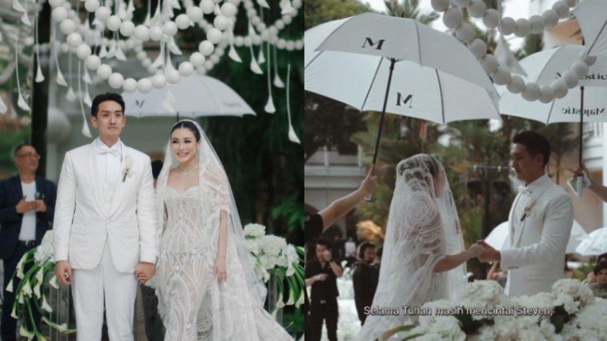 Pernikahan Findrilia Sanvira
Momen pemberkatannya di Hotel Majapahit