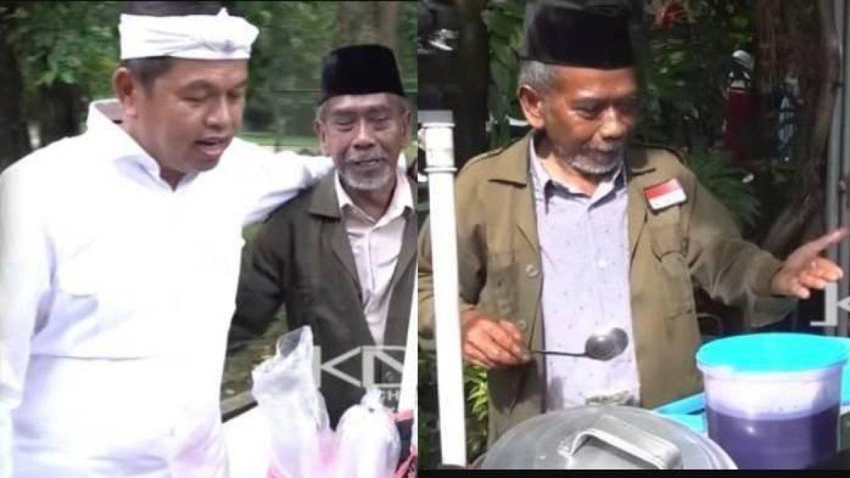 BERTEMU KDM - Mr Nanang, penjual cincau yang pernah viral di Kota Bogor akhirnya bertemu dengan Gubernur Jawa Barat Dedi Mulyadi. Tak hanya berjualan di Lembur Pakuan, Mr Nanang juga diminta bekerja dengan KDM.