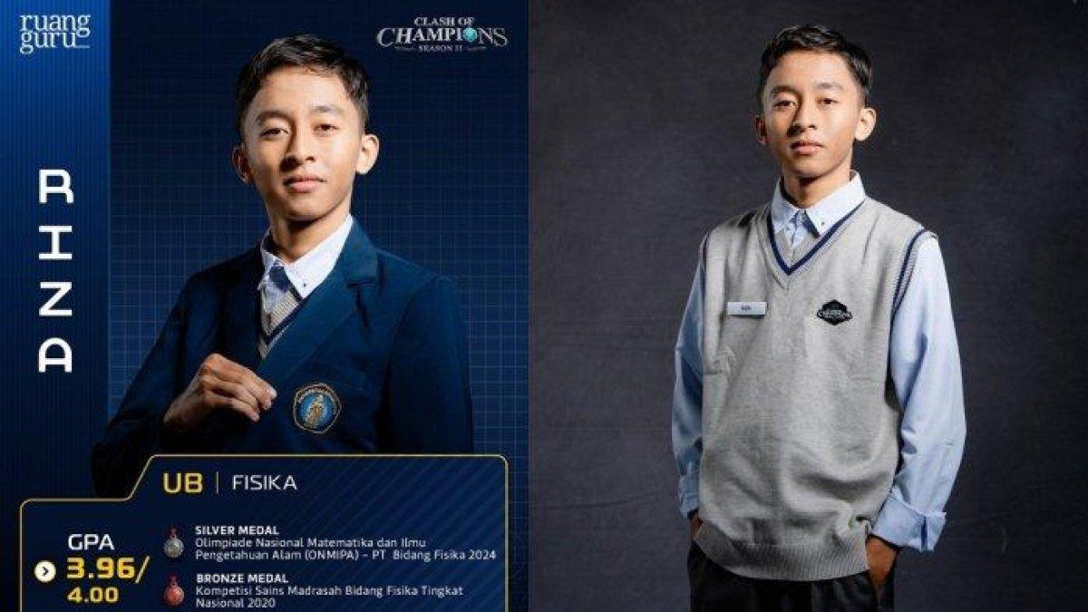 ANAK TUKANG BANGUNAN - Sosok Riza, anak tukang bangunan jadi peserta COC season 2. Ia juga penerima KIP-K Universitas Brawijaya.