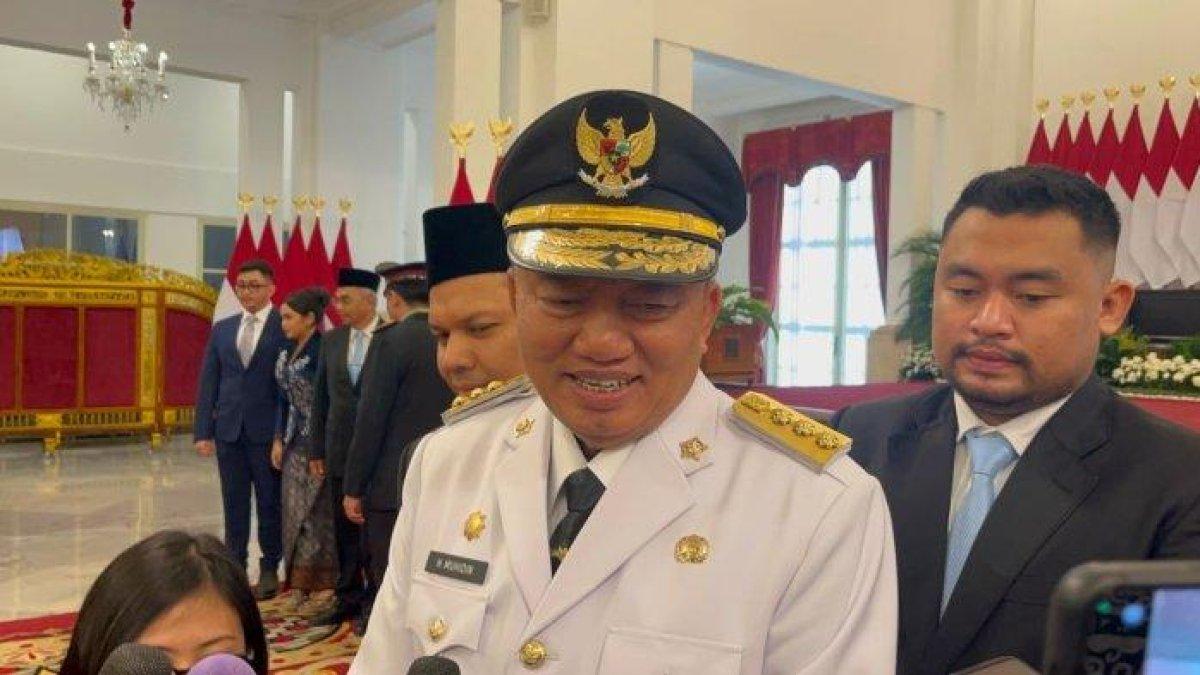 GUBERNUR KALIMANTAN SELATAN - Presiden Prabowo Subianto melantik Muhidin sebagai Gubernur Kalimantan Selatan di Istana Negara, Jakarta, Senin, (16/12/2024). Muhidin merupakan pemenang Pilkada Kalimantan Selatan 2024.