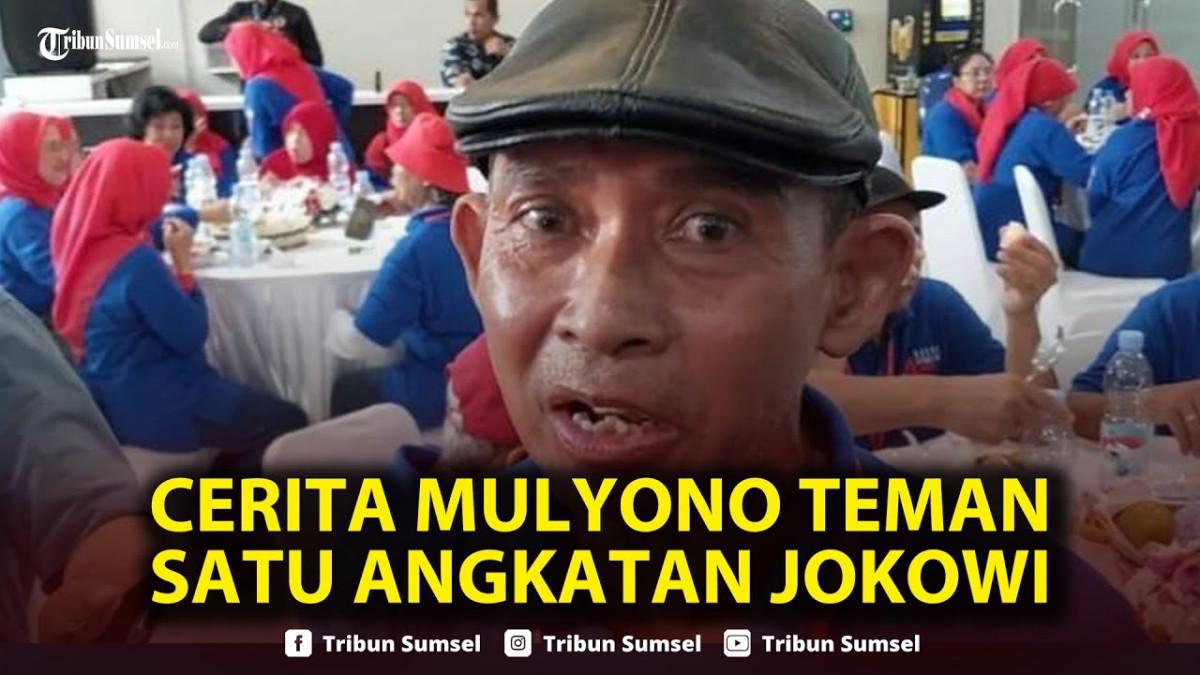 MULYONO TEMAN JOKOWI - Capture YouTube Tribun Sumsel menampilkan sosok Mulyono. Mulyono teman Jokowi dituduh sebagai calo tiket bus, begini tanggapannya