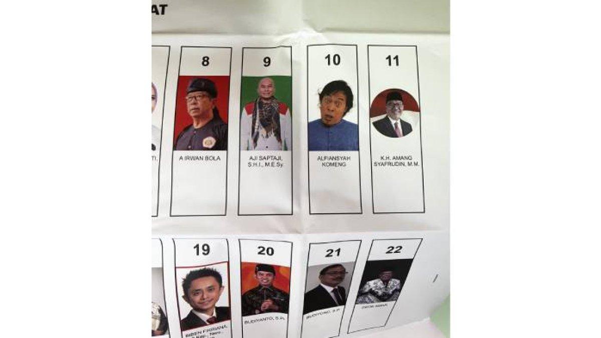 Nama Komeng trending di Twitter, ternyata gara-gara banyak pemilih yang terkejut melihat foto Komeng di surat suara Pemilu 2024, beda dari caleg lain