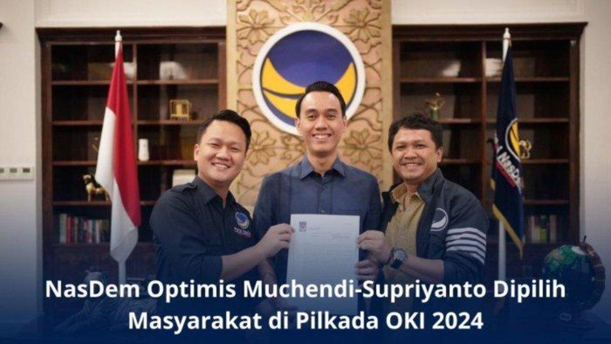 NasDem usung Muchendi-Supriyanto di Pilkada OKI 2024