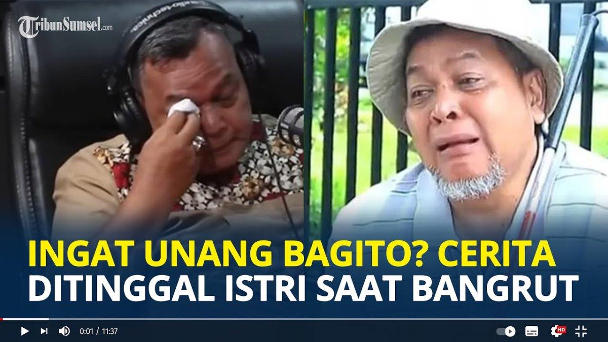 Nasib pilu pelawak Unang Bagito, ditinggal istri saat bangkrut.