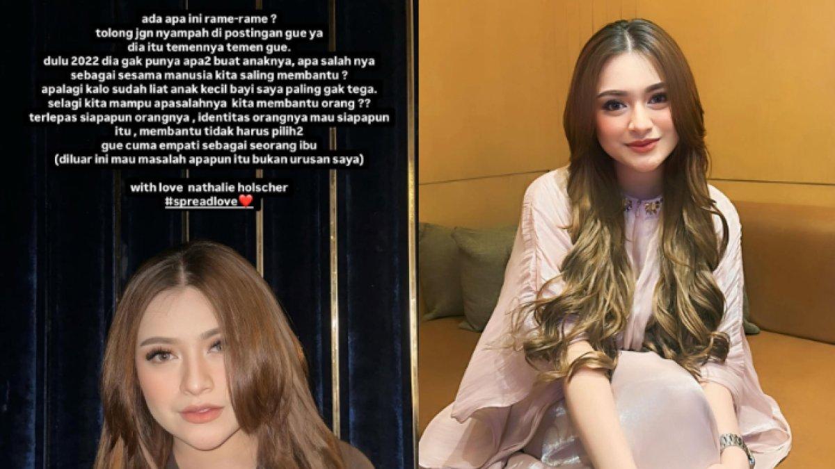KLARIFIKASI NATHALIE HOLSCHER - Klarifikasi Nathalie Holscher diambil dari Instagramnya pada Jumat (28/3/2025). Nathalie Holscher tak menampik pernah membantu Lisa Mariana.