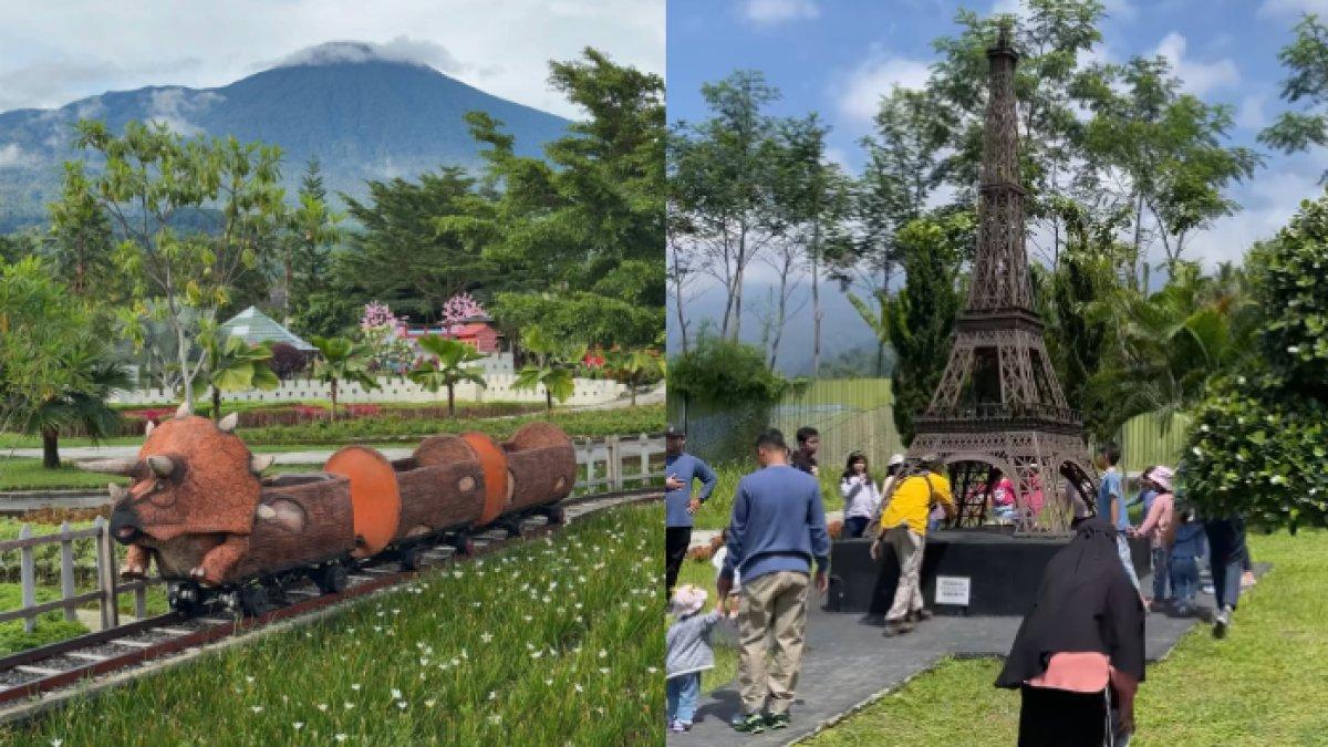 WISATA SERU - Potret New Small World diambil dari Instagram pada Selasa (8/4/2025). New Small World berada di Purwokerto, Jawa Tengah.